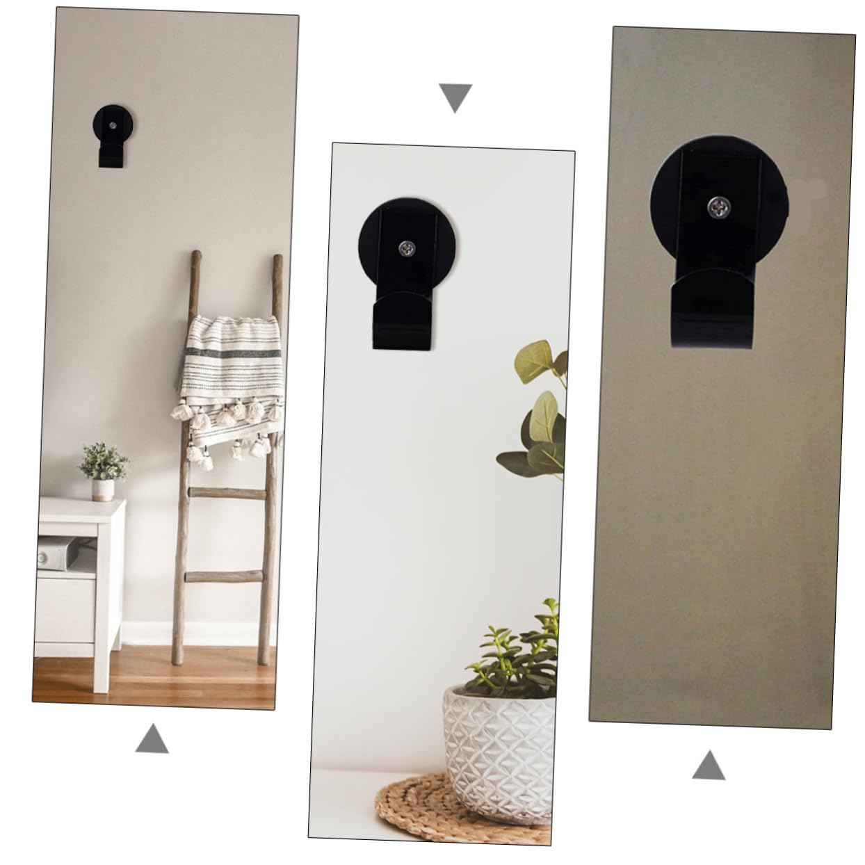 DOITOOL 6piezas Gancho Magnético Para Decoración De Puerta Soporte Sin Daños Para Colgar Wreaths y Accesorios De Baño Diseño Elegante y Duradero