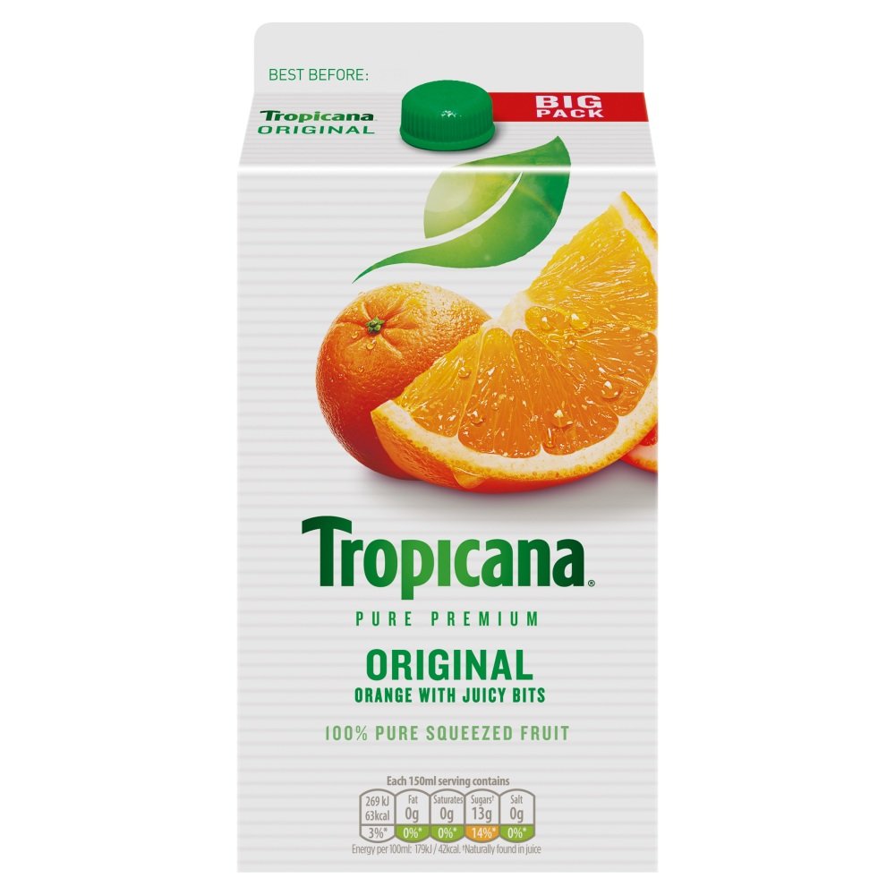 Tropicana Original Orange Juice, 1.4L