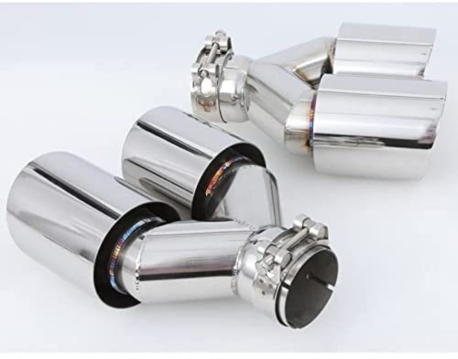 Amazon.co.jp: WKSDDP 2個車デュアルステンレススチール