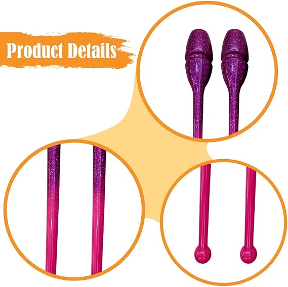 Yiju Rhythmic Gymnastics Training Club Training Equipment Professional Rhythm Rod for Performance Recreation Show Competition