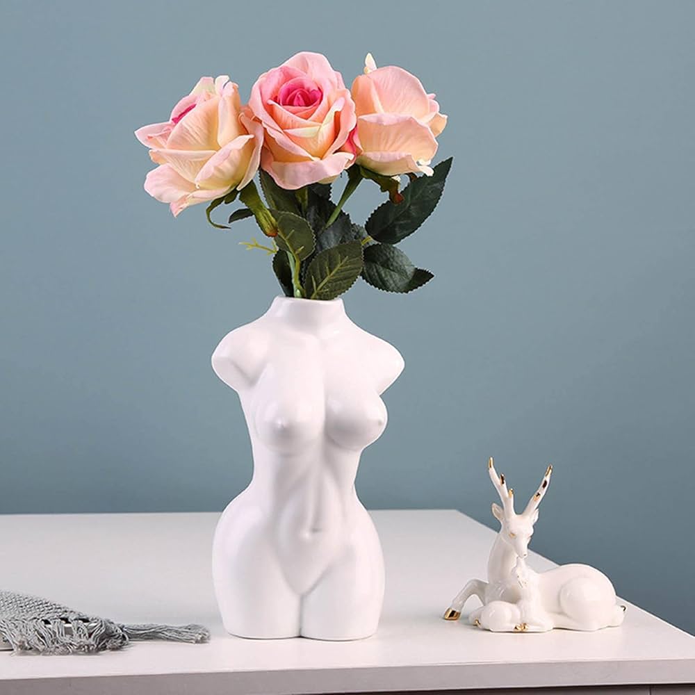 アイデアの花瓶、北欧のシンプルな現代アートのリビング