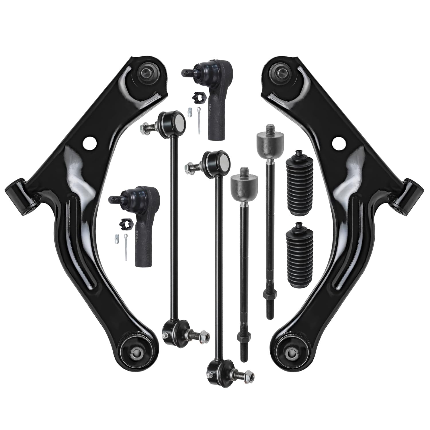 Detroit Axle - 10pc Front End Kit for 10-11 Mazda Tribute Mercury Mariner