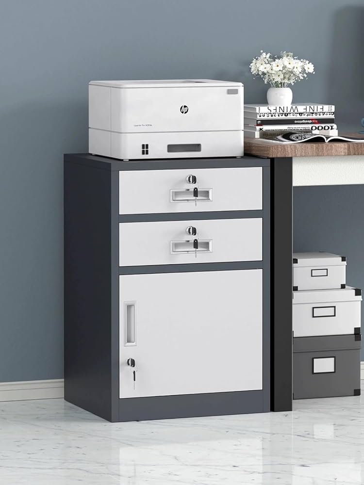 Takedomi高級キャビネット Amazon.co.jp: TAKEYオフィスワゴン キャビネット 鍵付き 3段