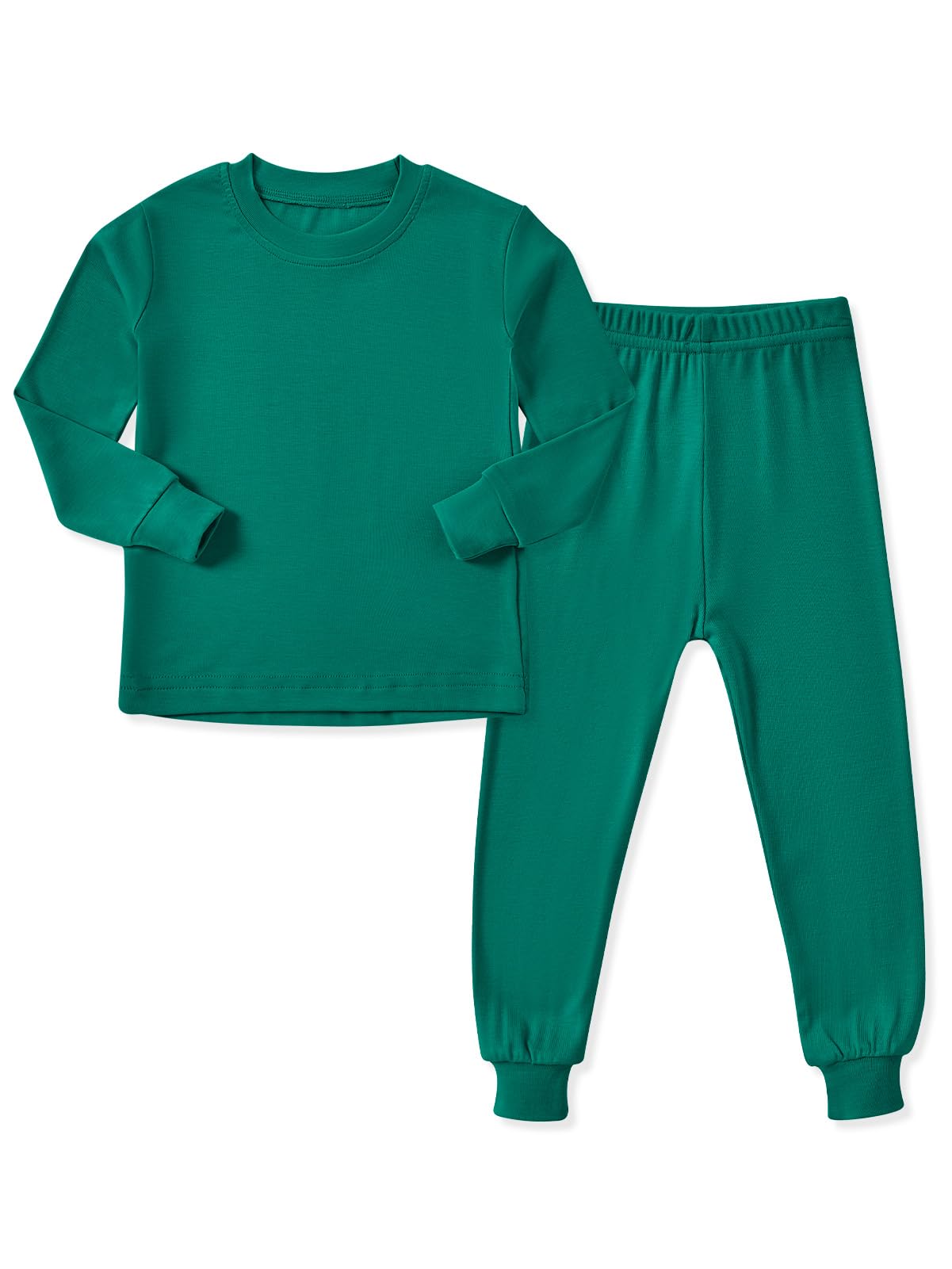 HAPIU Rayon from Bamboo Toddler Pajamas Set, Pjs Baby Kids Girls Boys