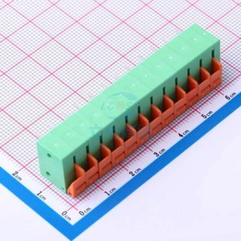 (1 Pcs) Pins per Row: 12 -Rows: 1 5.08mm Spring-Type Terminal P=5.08mm 5.08mm DB142R-5.08-12P
