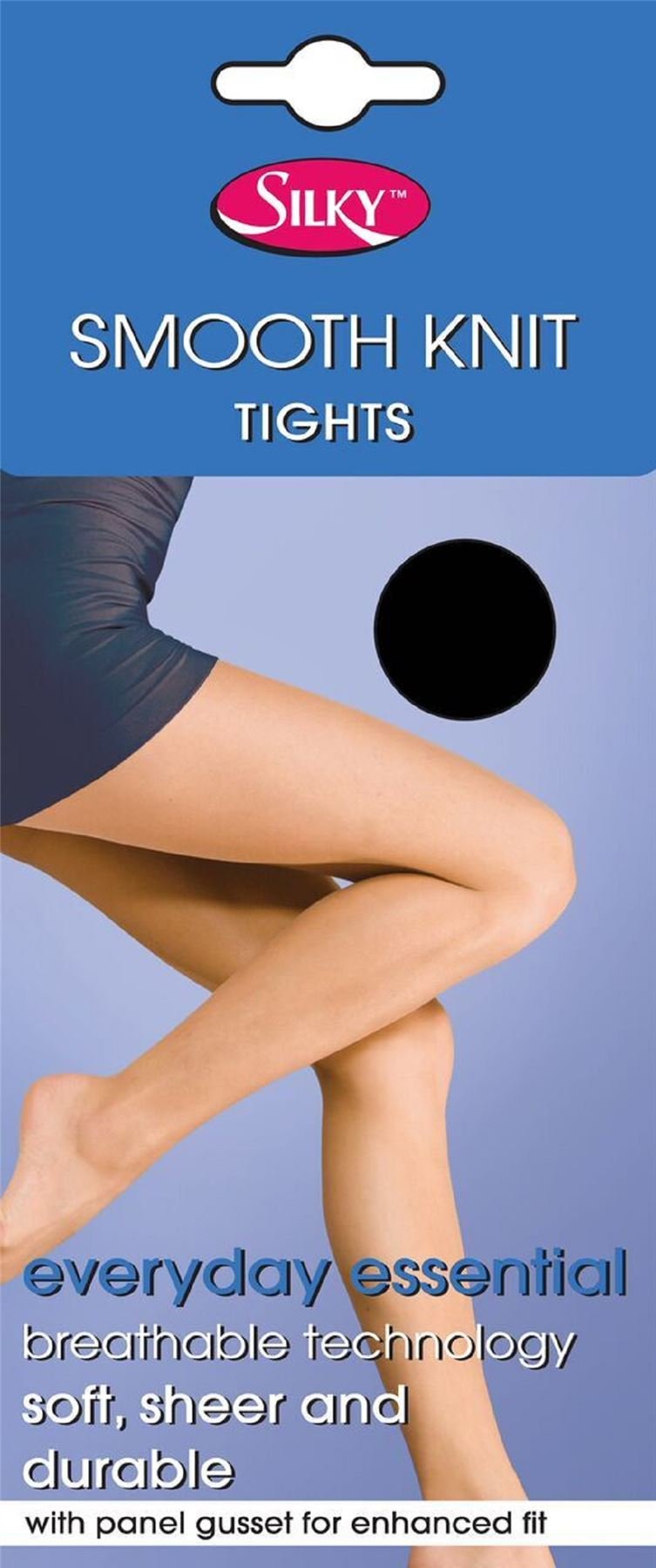 Silky 3 Pairs Smooth Knit Tights ED005B3 Barely Black 3XL