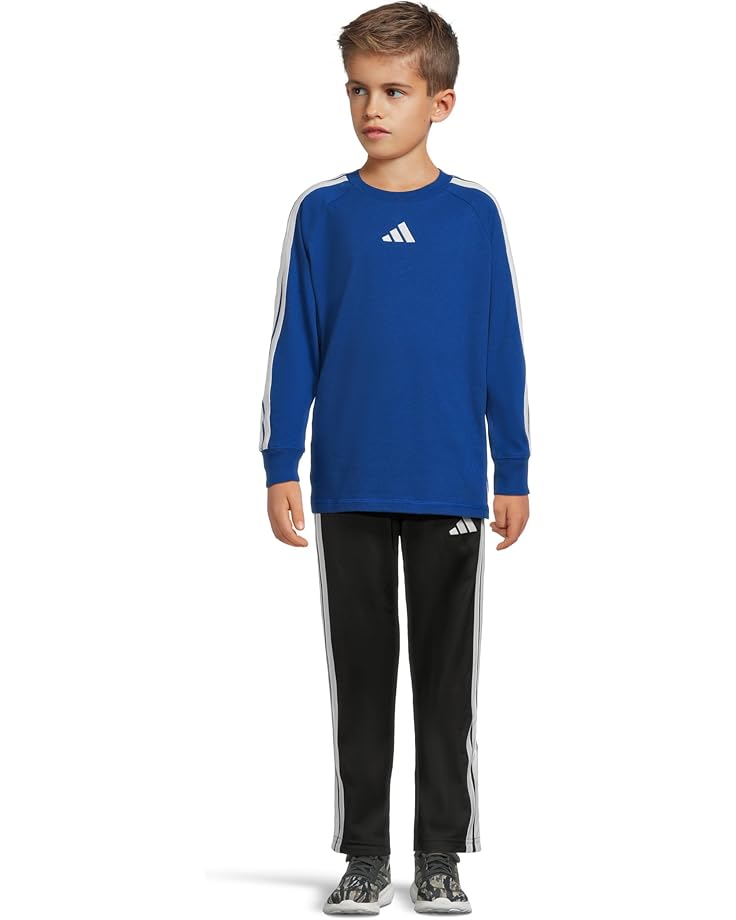 adidas Kids 3S Raglan Cotton Tee & Pant Set (Toddler/Little Kid) - Main View