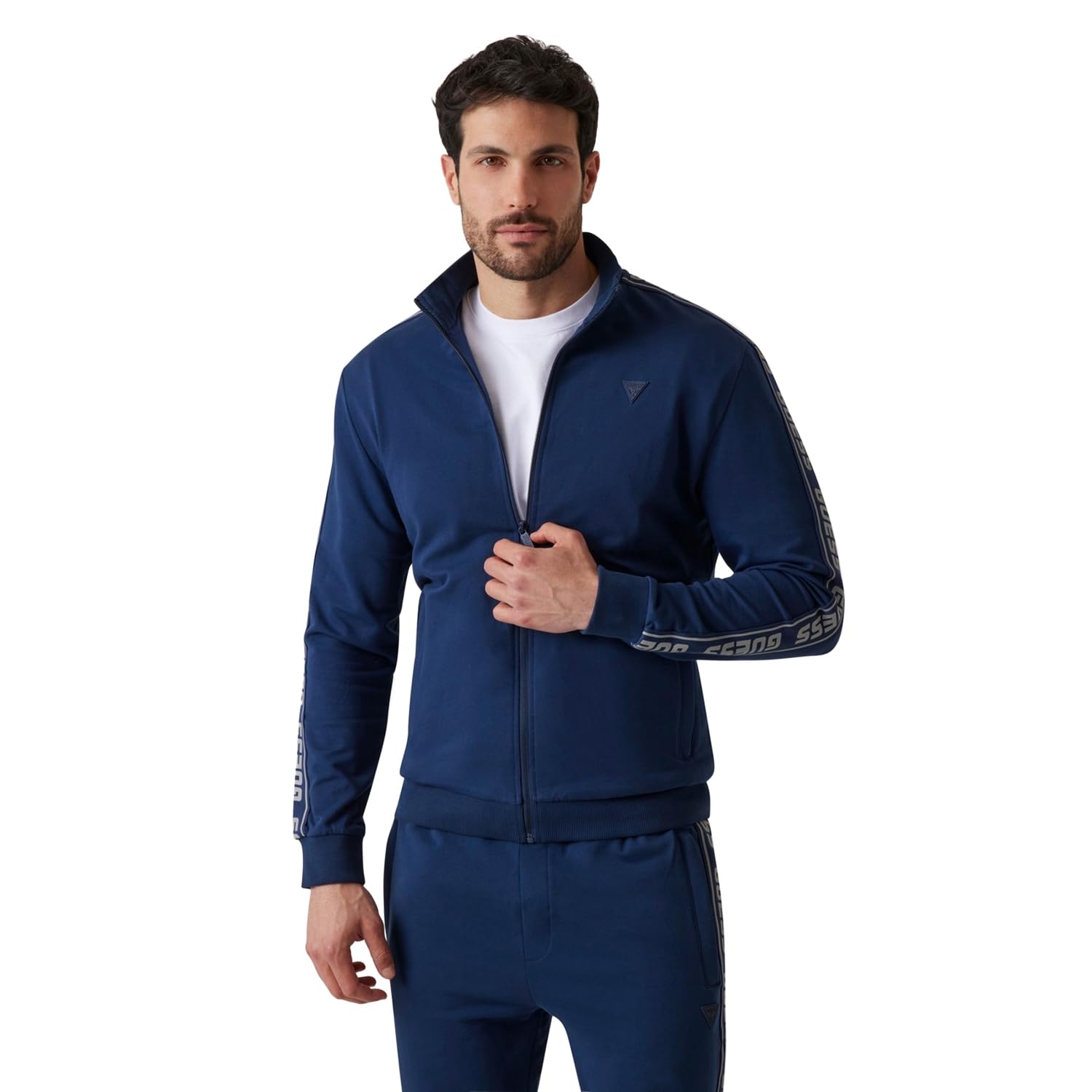 Guess Herren Eco Mickey Full Zip Sweatshirt Sweatshirt