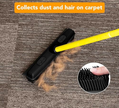 Image of FURemover Pet Hair Removal Rubber Broom, 48 inch Handle