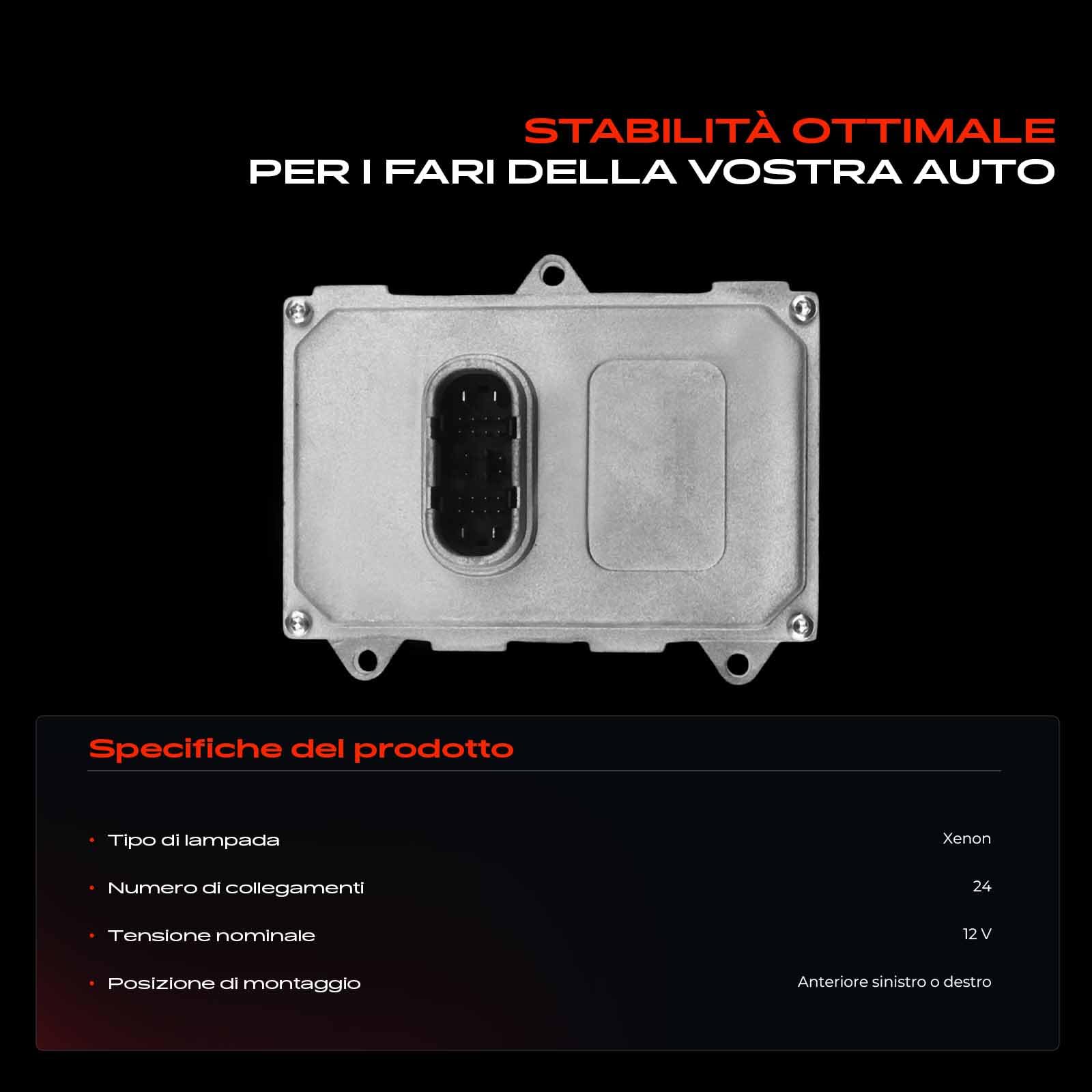 Frankberg Modulo Xenon modulo driver faro A0038205826 | Compatibile con: Classe R V251 W251, Classe R W251 V251, Classe M W164, Classe E W211, CLK C209, CLS C219