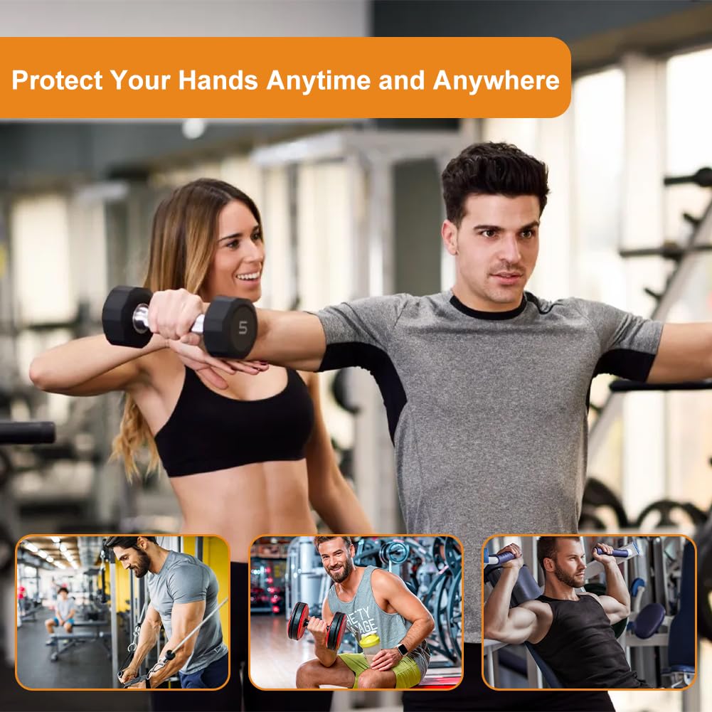 Rękawice fitness,Rękawice gimnastyczne dla kobiet i mężczyzn,Oddychające rękawice fitness dla mężczyzn i kobiet,antypoślizgowe,silikonowe, ochrona dłoni,do treningu,jazdy na rowerze,trakcji itp