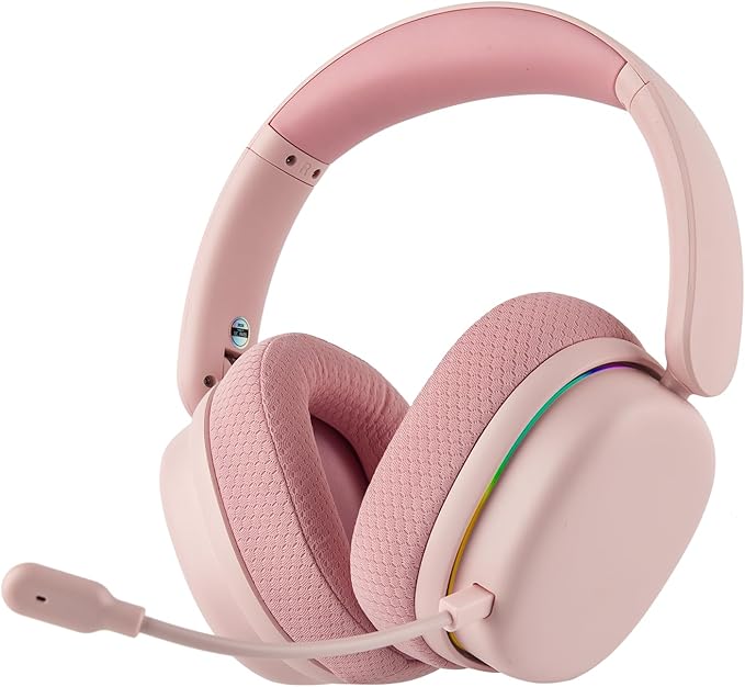 Pink Wireless Gaming Headset