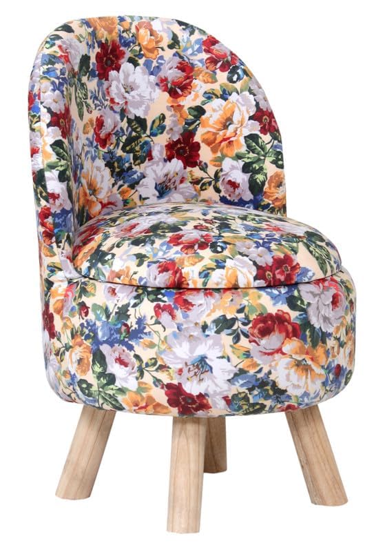 Image of Ottoman Kids pouffe Stool for Small Baby Chair Study Stool for Kids Playing Products Little Baby Dining Chair for Feeding Kids Cartoon Bedroom Chair,14x14x26 Inch, Single Chair