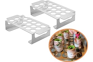 2 Pack Jalapeno Popper Grill Rack with Handle