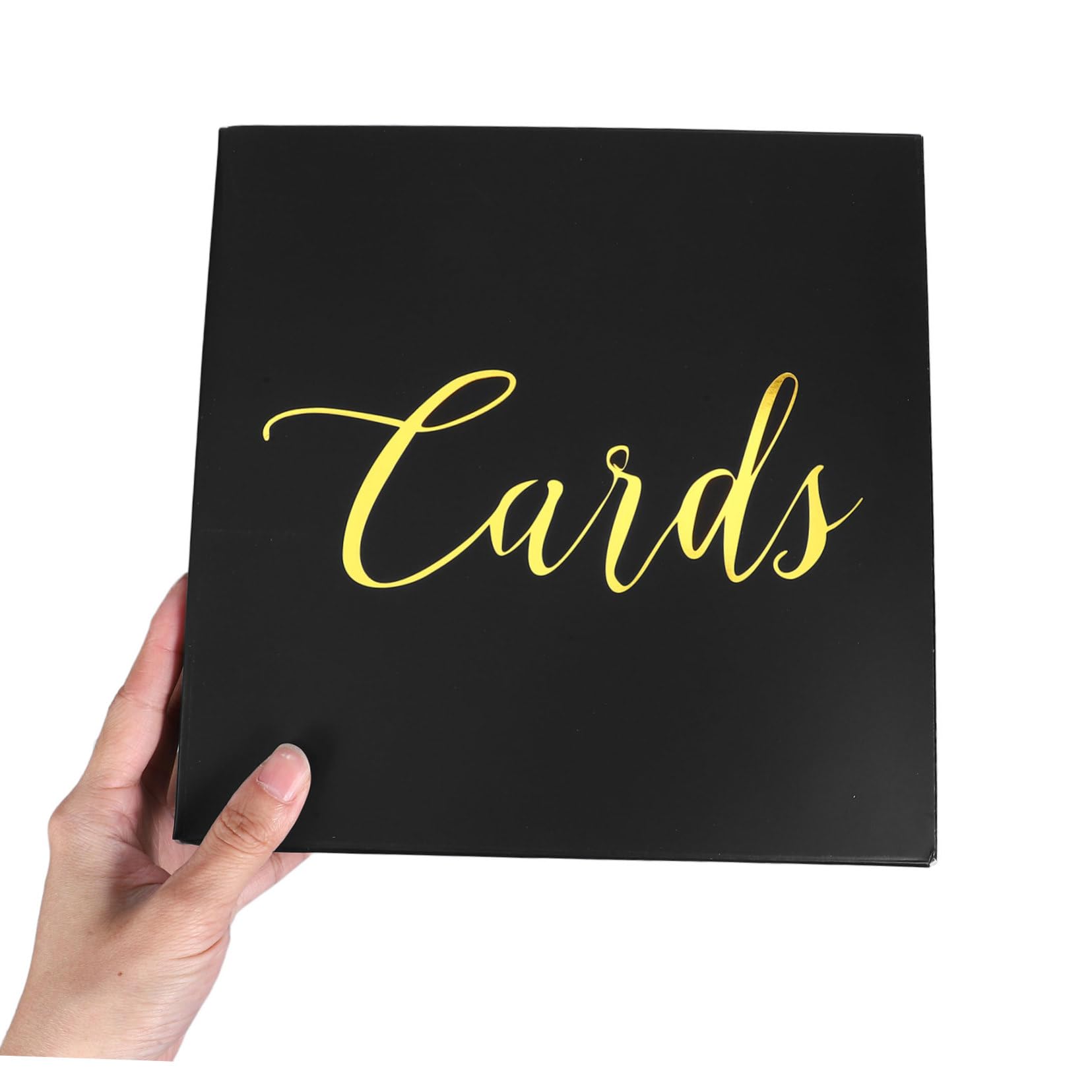 ULTECHNOVO 4 Juegos Caja de Tarjetas de Boda con Tarjetas de Felicitación Caja para Recibir y Mensajes Decoración Elegante para Recepciones y Celebraciones