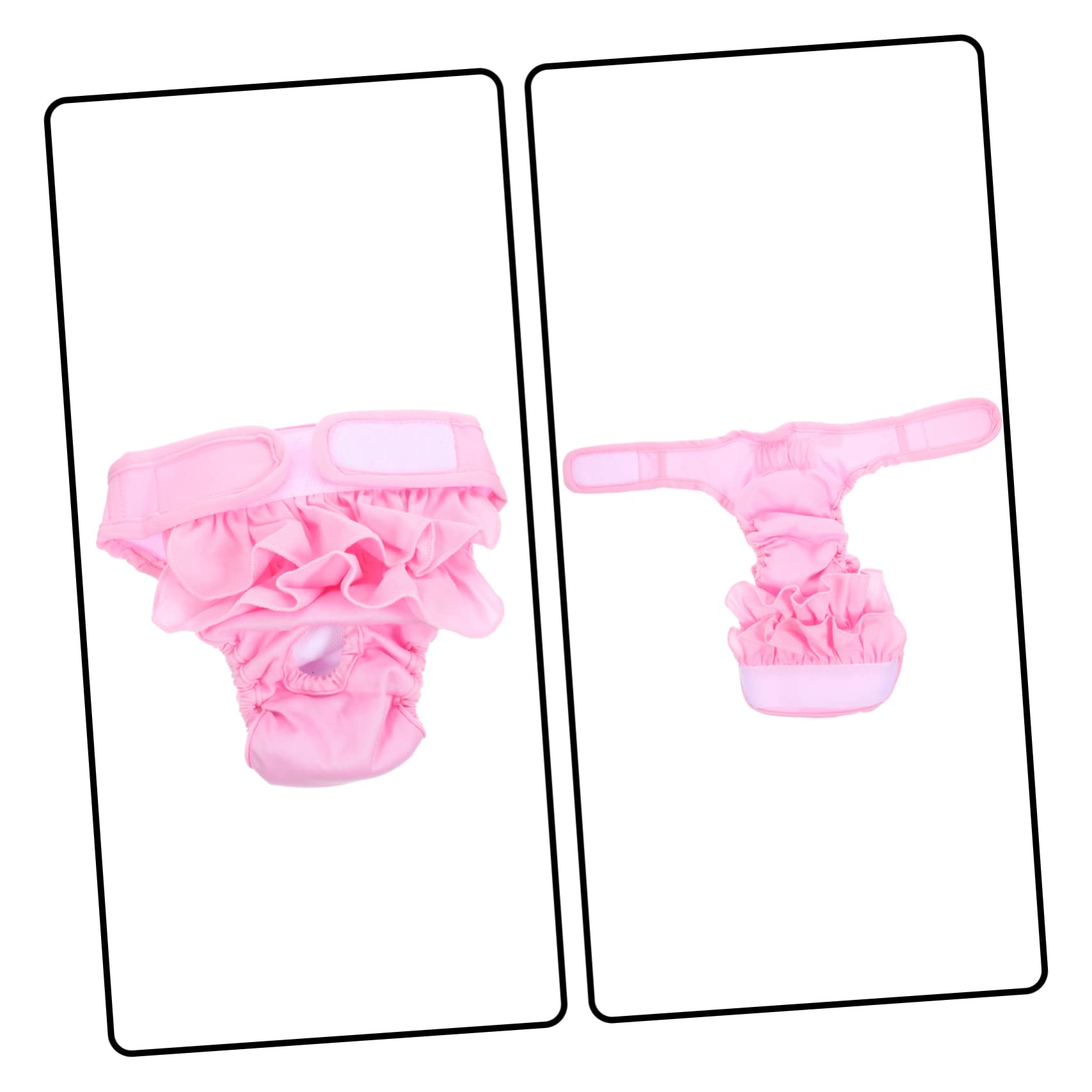 Kisangel 4piezas Pañal Sanitario para Braguitas Reutilizables y Lavables para Diseño Elegante Material y Cómodo para y Hembras