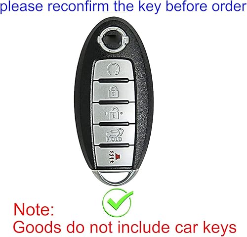 Miniatura 9 de Funda para llavero de automóvil, funda suave de protección completa compatible con Nissan X-Trail Rogue Altima Quest Pathfinder Sentra Patrol CIMA