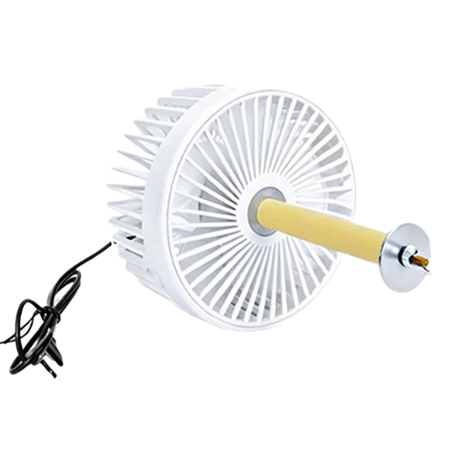 Ventilador de refrigeración para mascotas, con ajustes Du Al-Speed, 13 cm, ventilador de jaula de pájaros, ventilador portátil Cäg E, diseño de abrazadera universal, para gatos, pájaros