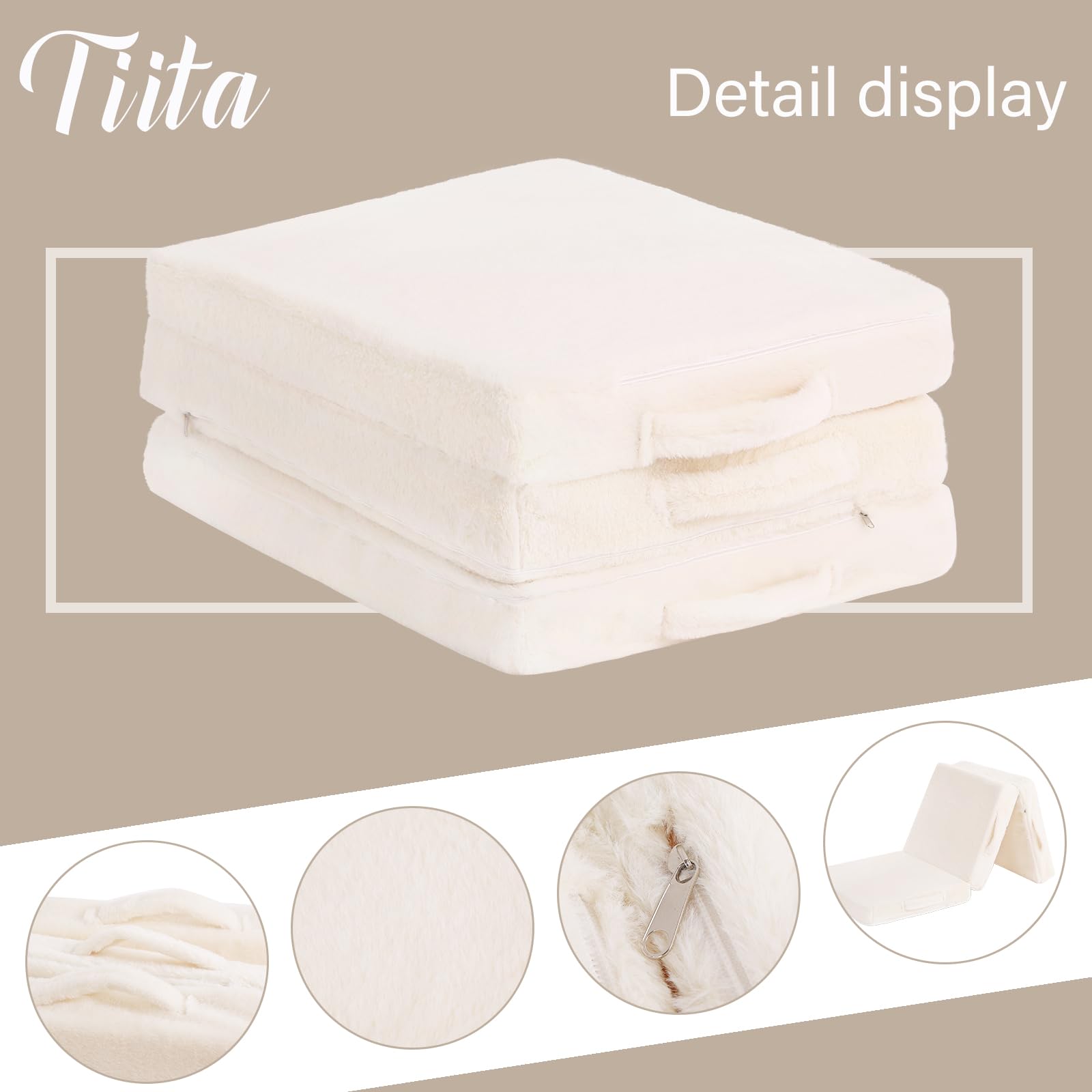 GOPLUS Matelas De Sol Pliable Pour Enfant, Matelas En Flanelle Doux Tapis De Jeu Lumineux Pour Dormir Avec Poignees Et Sac De Transport Futon Pour Chambre Denfant Creche 60 X 120 Cm 85653363