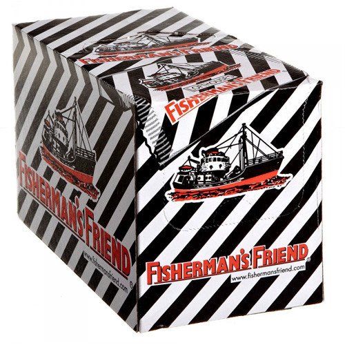 Fisherman's Friend Salmiak ohne Zucker, 24er Pack (24 x 25 g Beutel) (4 Karton)