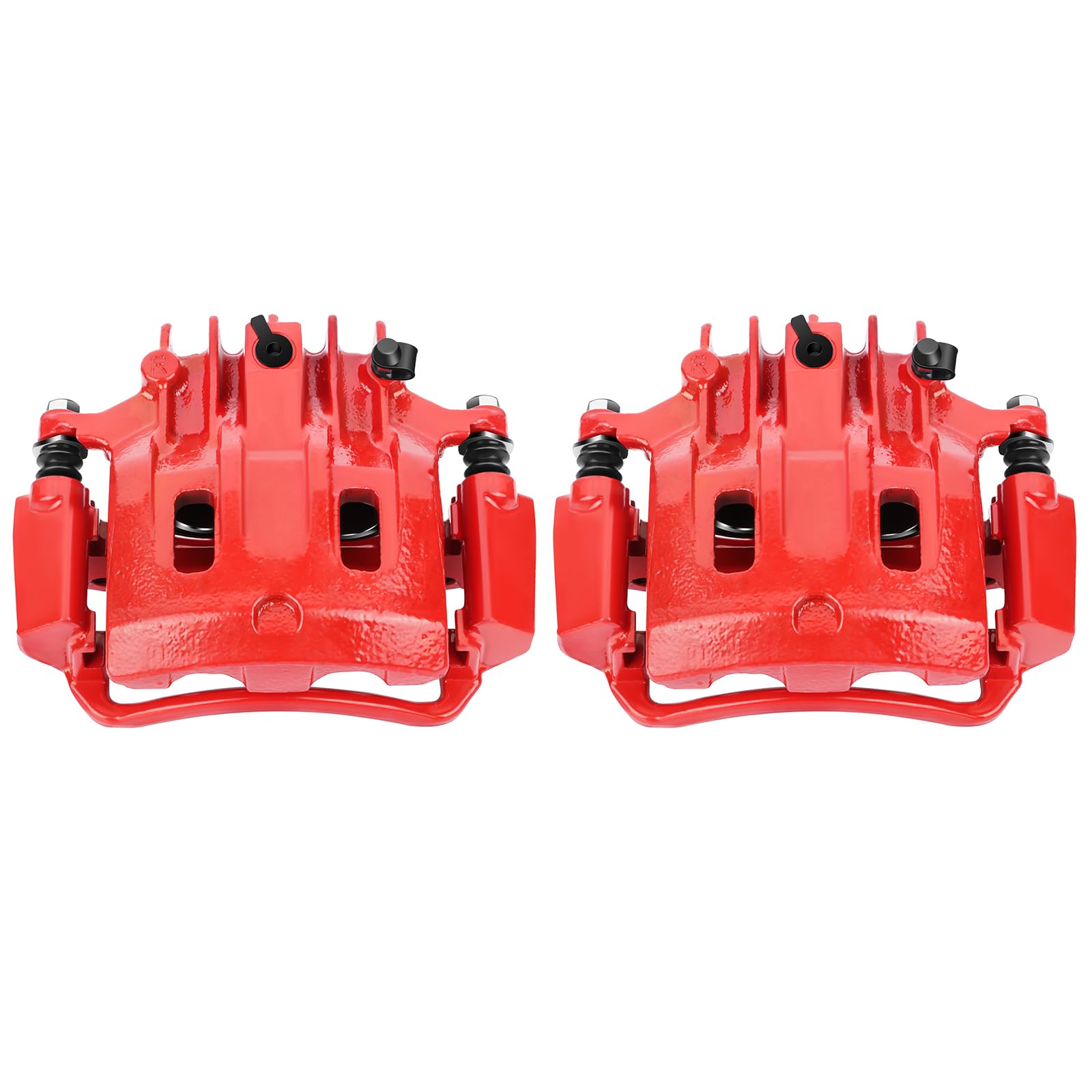 SCITOO Rear Left+Right Brake Calipers With Bracket 18-B4752 18-B4753 Compatible For Ford For Excursion 2000-2005 For Ford For F-250 Super Duty 2000-2004 For Ford For F-350 Super Duty 2000-2004