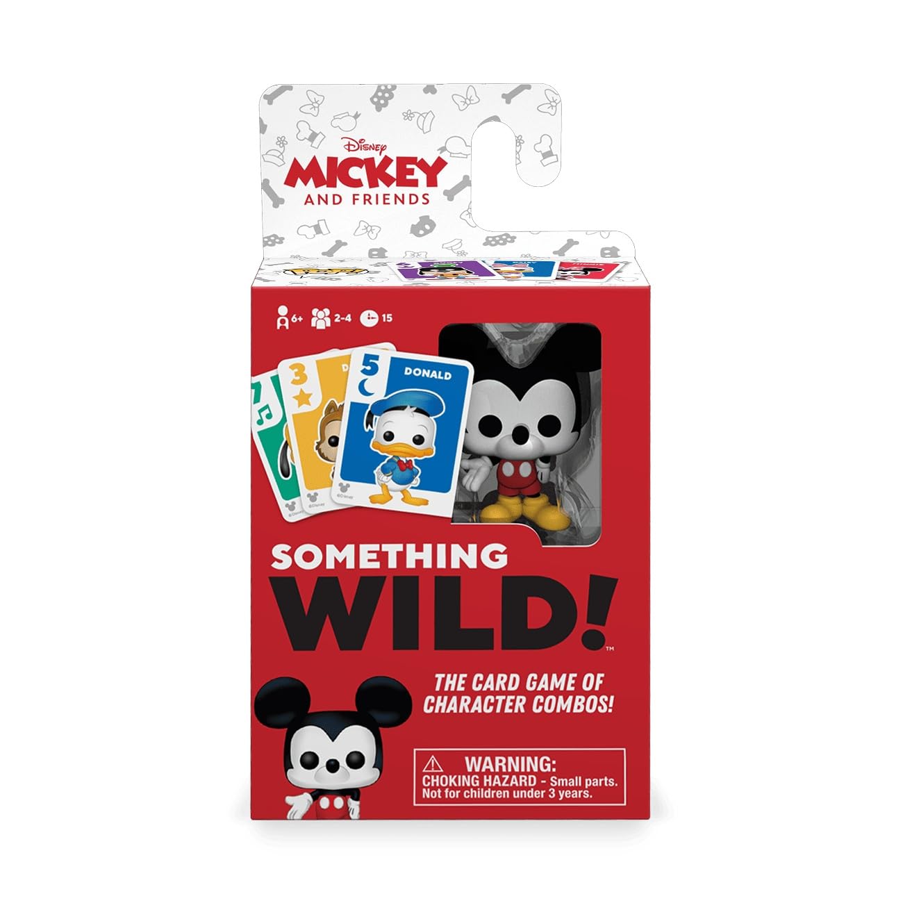 FUNKO GAMES Board 49355 Signature Something Wild Card Game-Mickey & Friends The Little Mermaid, Multicolour