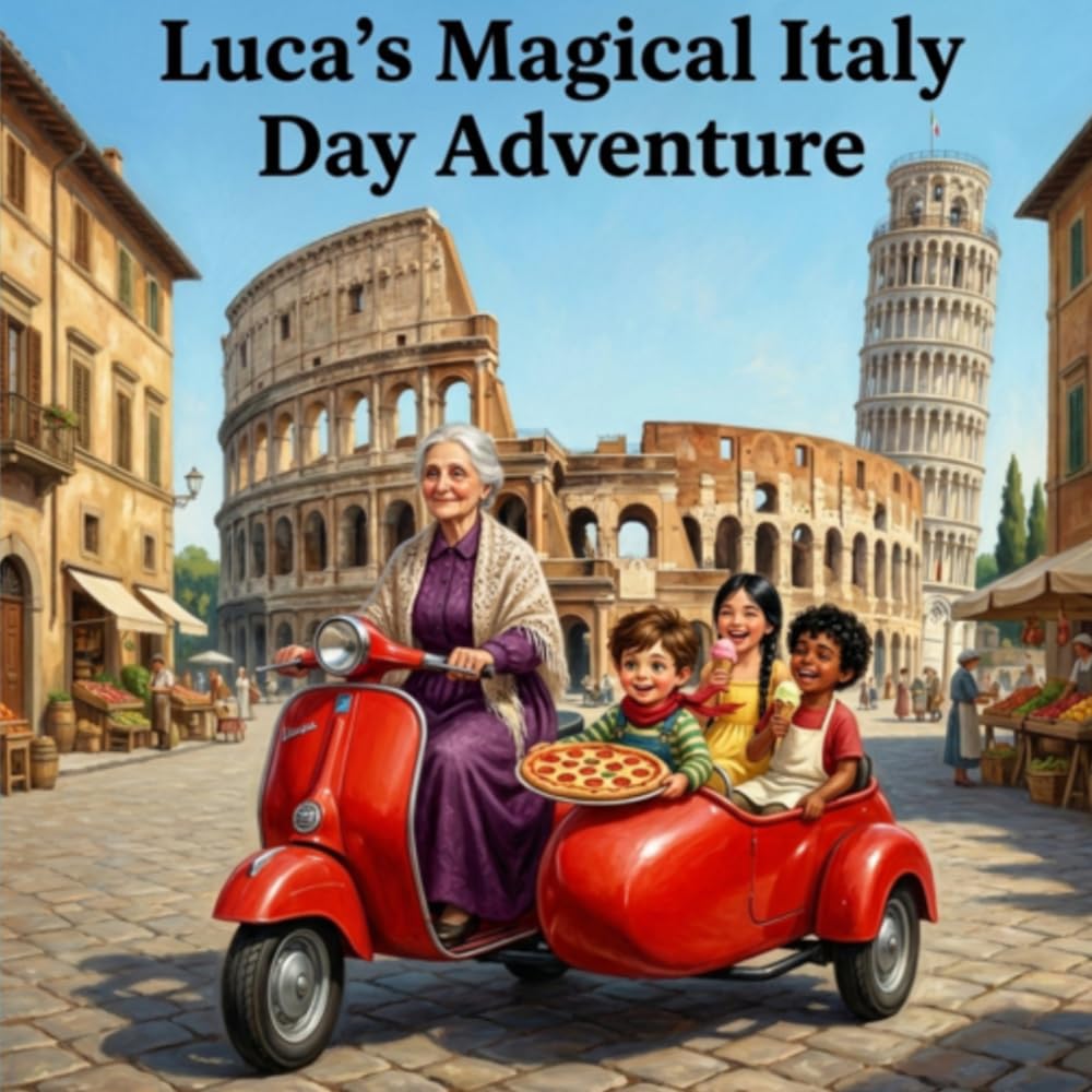 Luca’s Magical Italy Day Adventure: A Fun and Colorful Journey Through Italy for Young Explorers Ages 6–8