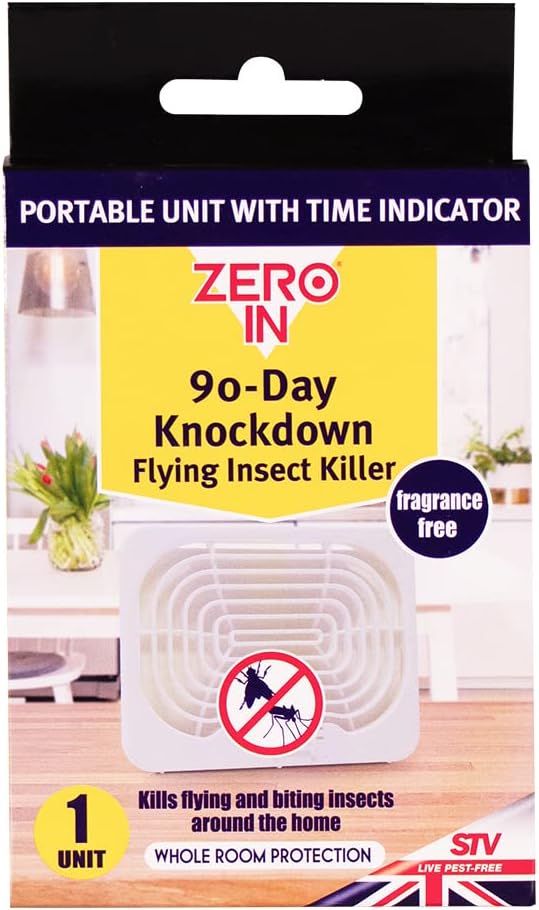 Zero In 90Day Knockdown Flying Insect Killer Portable Bug Killer Cassette Controls Flies