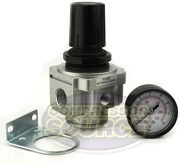 Air Pressure Regulator for compressor compressed air 3/4 FREE GAUGE