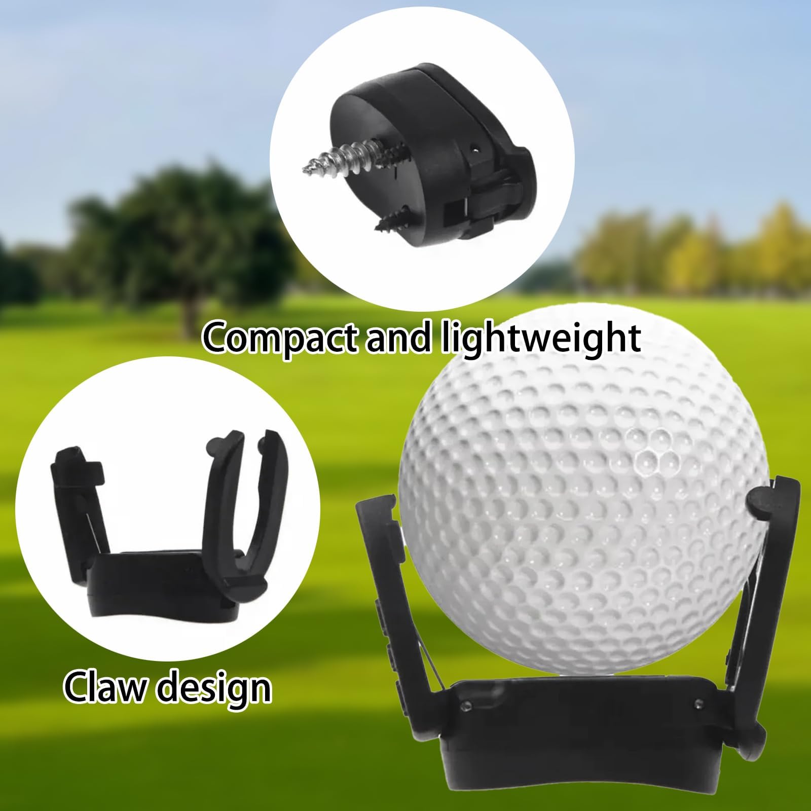 YNR 4 Pezzi Pinza per Raccogliere Palline da Golf Retriever per Palline da Golf Raccoglitore Professionale per Palline da Golf Golf Ball Pinze da Golf,Dispositivo di Aspirazione