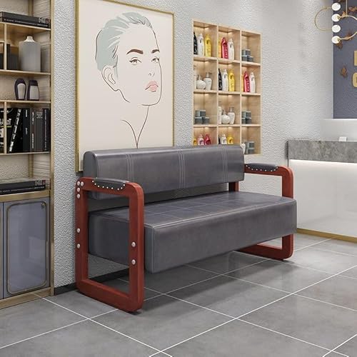 CraftThink Loveseat Sofa, Upholstered Fraux Leather Love Seat Couches Settee