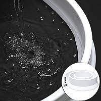 Vista 9 de Represa de agua de umbral de ducha de 3 pulgadas de alto, 74 pulgadas, plegable, protector contra salpicaduras de agua para ducha sin bordillo