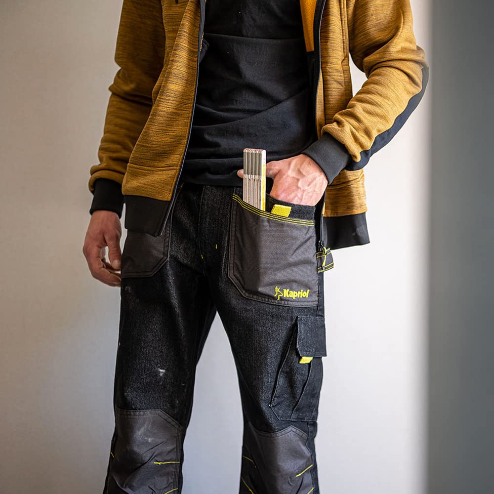KAPRIOL SLICK JEANS TROUSERS BLACK XL