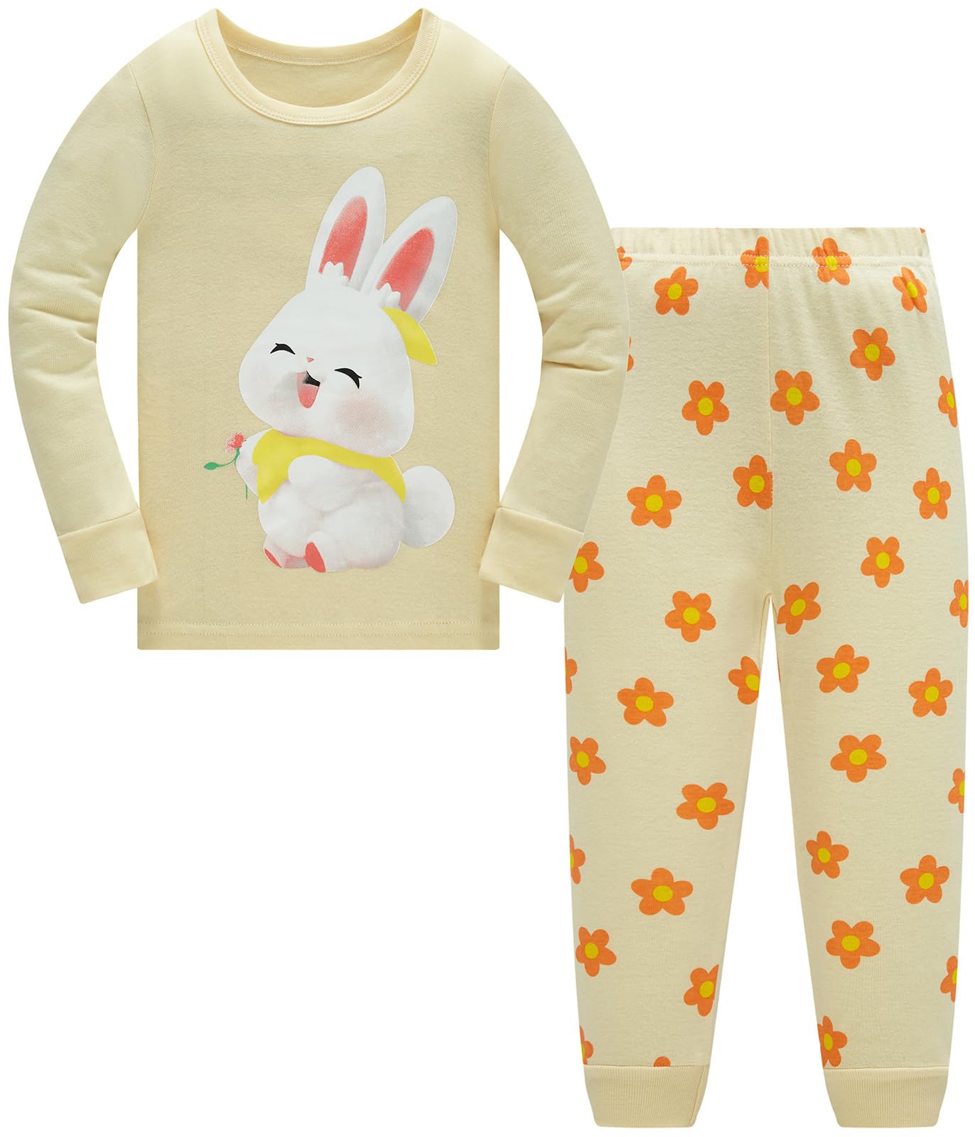 Girls Christmas Pyjamas Set Toddler Clothes Sleepwear Animal Printed Nightwear Winter Long Sleeve PJs 2 Piece Outfit Xmas Gift for Kids — view 29
