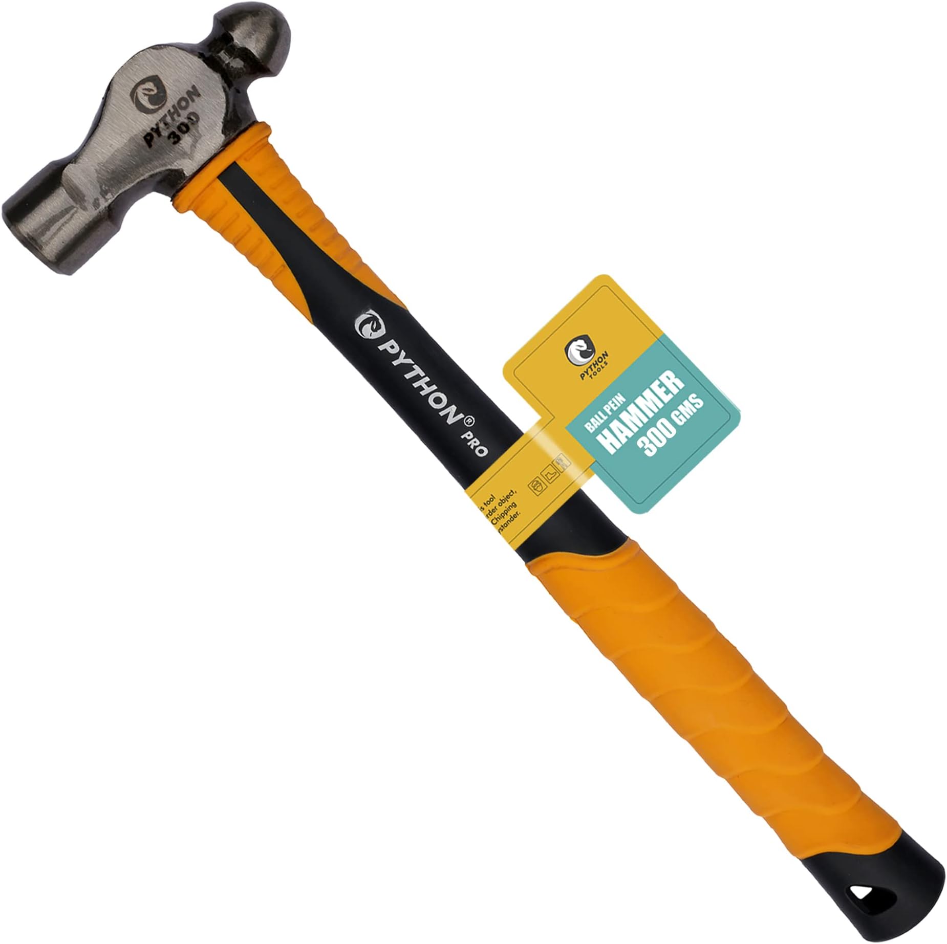 Pro Ball Pein/Peen Hammer Indestructible Fiberglass Handle (300 GMS / 11" (280 MM))