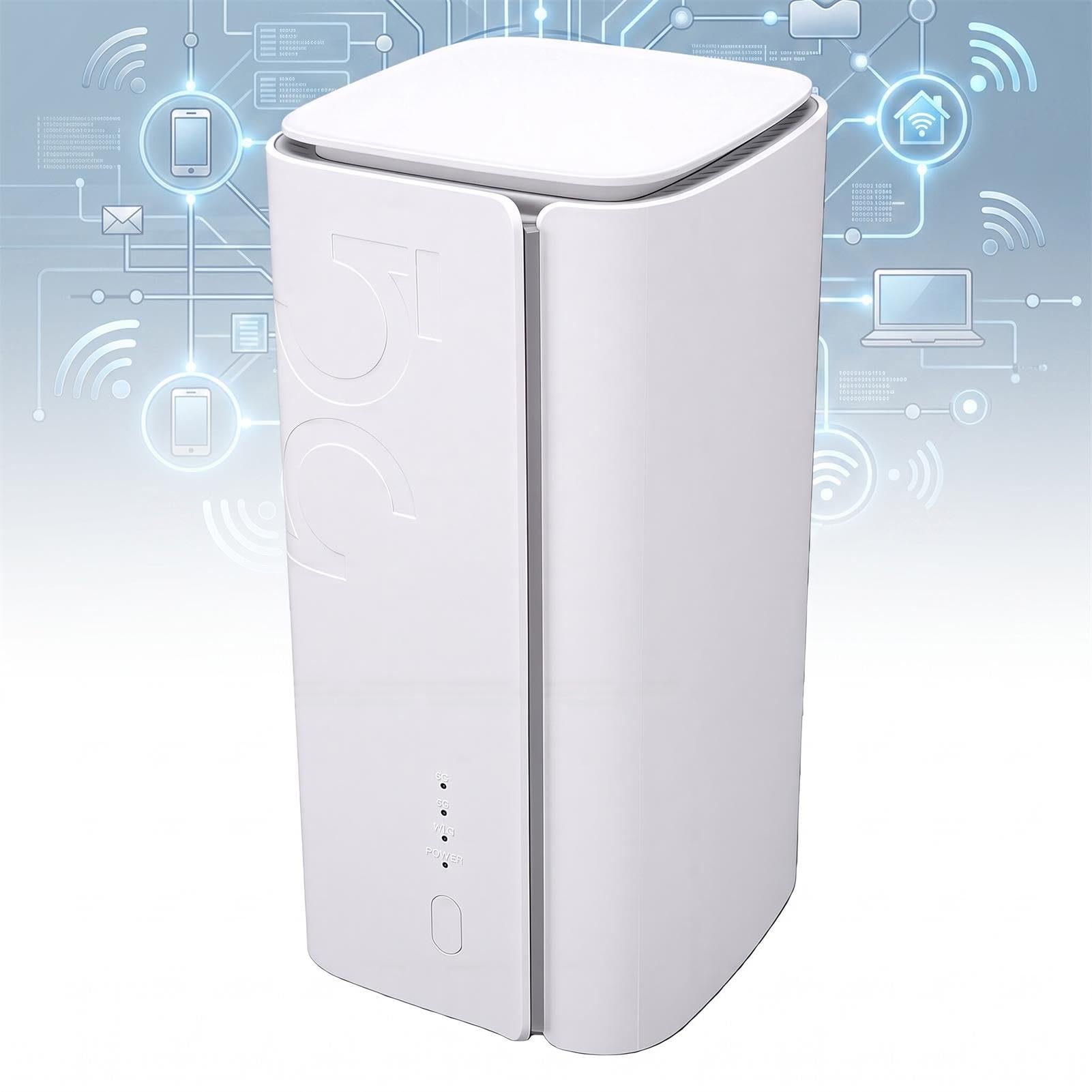 Luocute Router WiFi 6 con Slot per Scheda SIM, Router Dual Band Ad Alta | Velocità Fino a 1800 Mbps, Wi-Fi 6 4x4 MIMO, Copertura Fino a 200 m²