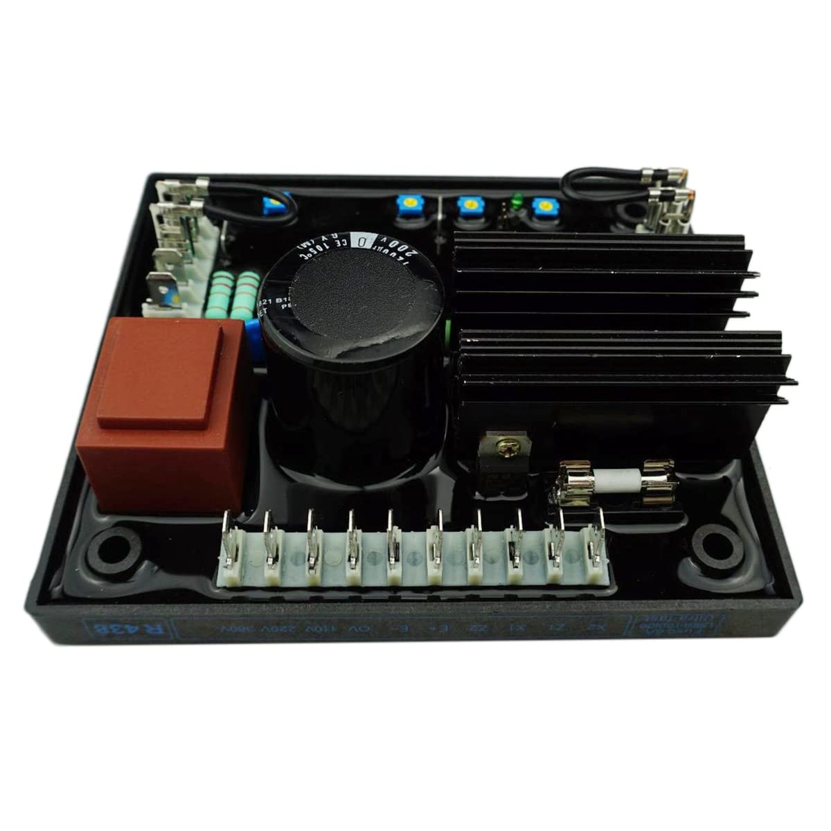 AVR R438 Regolatore di tensione automatico alternatore stabilizzatore adatto per generatore Leroy Somer