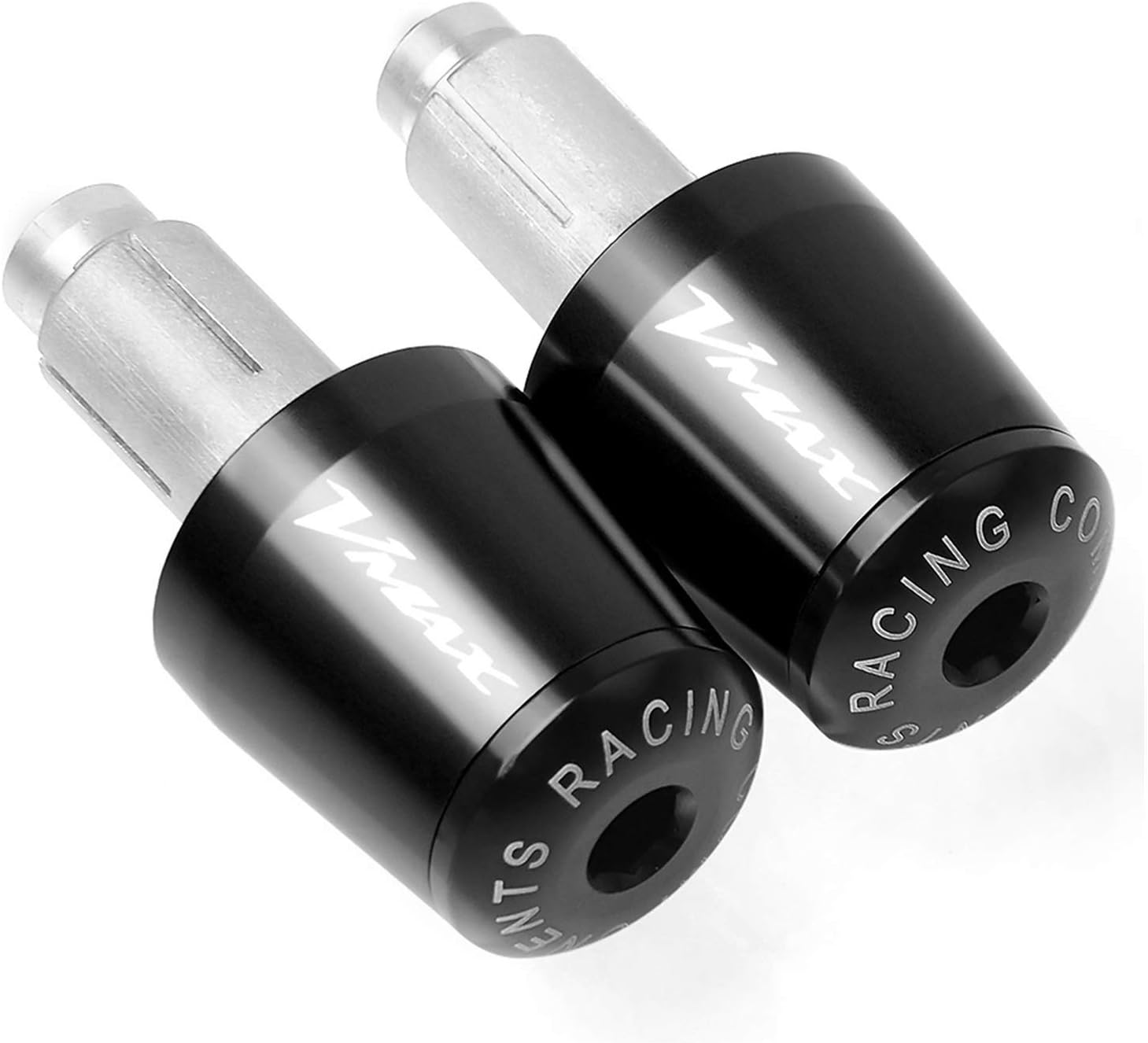 for V-MAX Motorcycle CNC Handlebar Grips Bar Ends Handle Bar Grip Cap Slider for YAMA-&HA V-MAX VMAX 1200 V-MAX1200 VMAX1200 Powersports Bar Ends