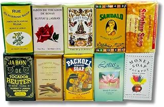 Lanman & KempFlorida Water Cologne New York Soap Collection, 10 Different Scents Soap - 1 Scent Each