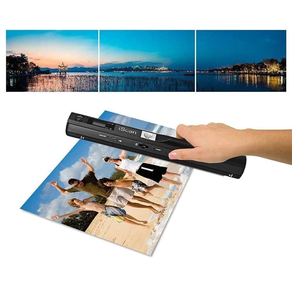 Microware Portable Document Scanner, 900Dpi Solutions Pen Portable Scanner Business Card Scanner, Handy Scanner