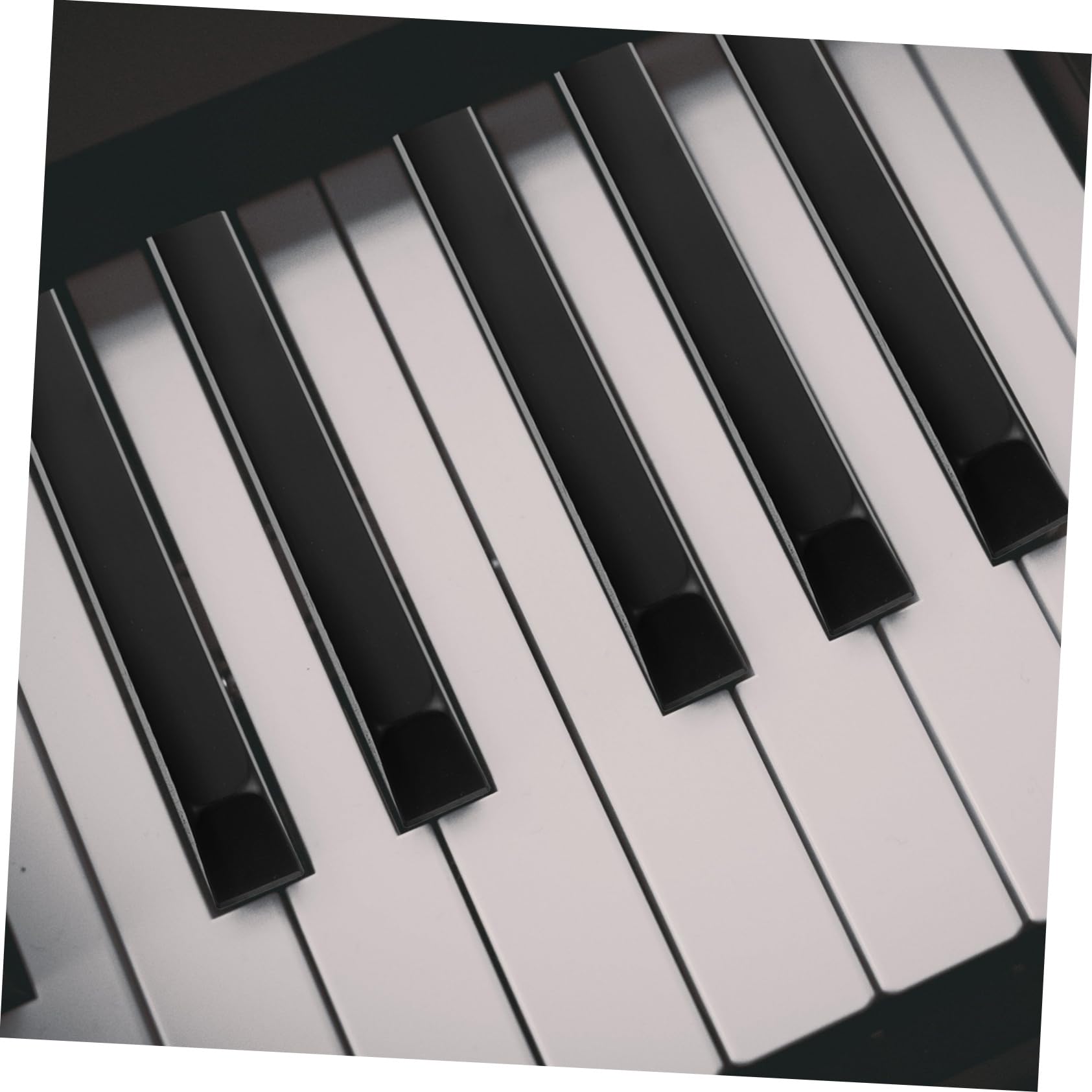 TOYANDONA 20piezas para Piano Unidades De Teclas Negras Brillantes Accesorios para Reparación De Instrumentos