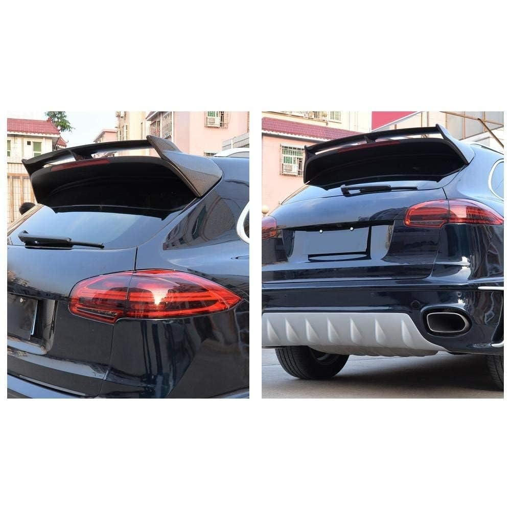 Aileron de Coffre arrière pour Porsche Cayenne 4 Porte 2015-2017, Becquet de fenêtre arrière de Toit Aile lèvre Spoiler Voiture DéCoration Accessoires