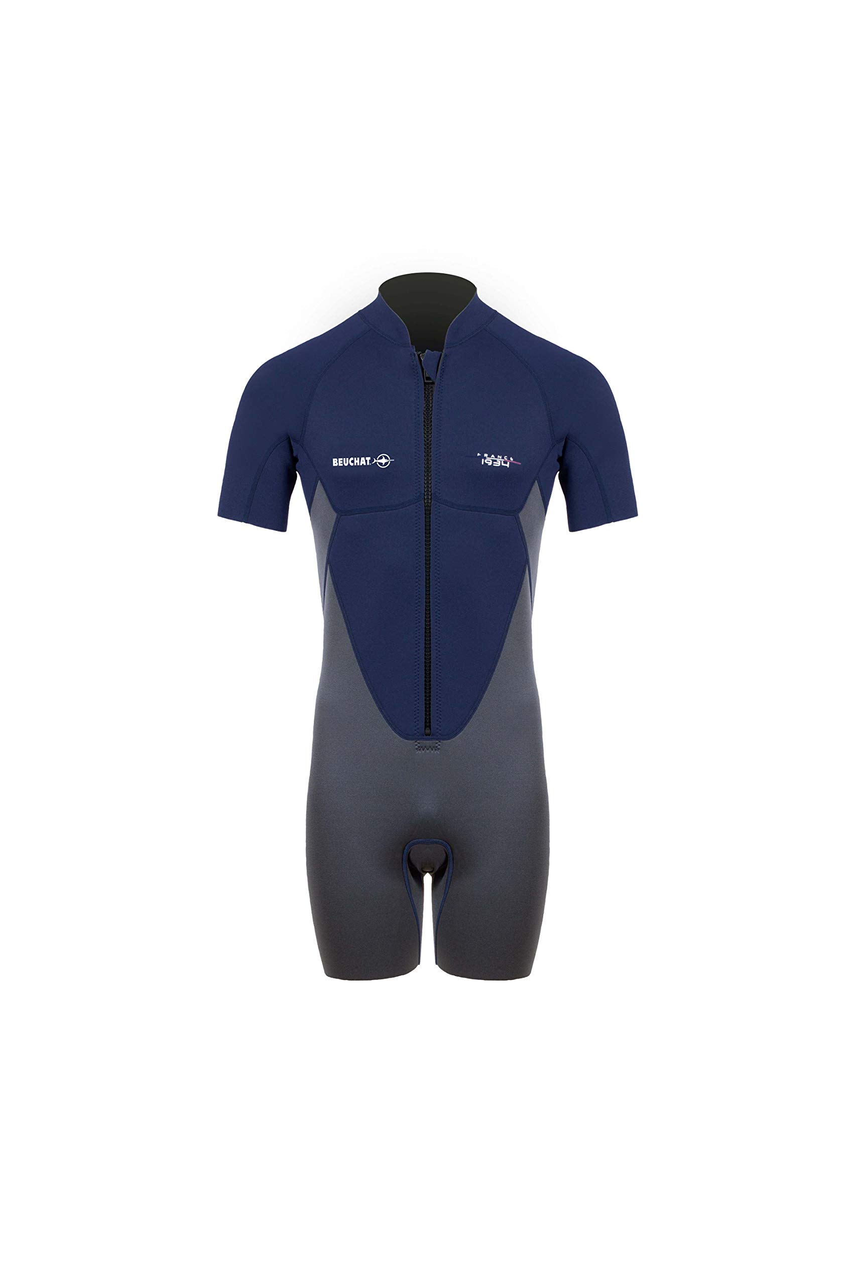 Shorty Atoll Zip Frontale 2mm Uomo Deep Blue