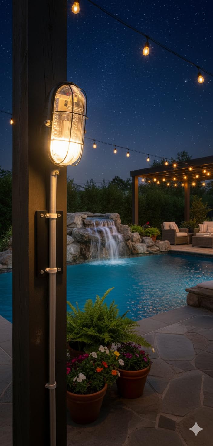 9 WATT Jali Cobra Street Light B22 Holder, Aluminum Body (Pack of 1) Suitable for Terrace/Boundary/Garden/Parking Space ETC Make in India, Vocal for Local.