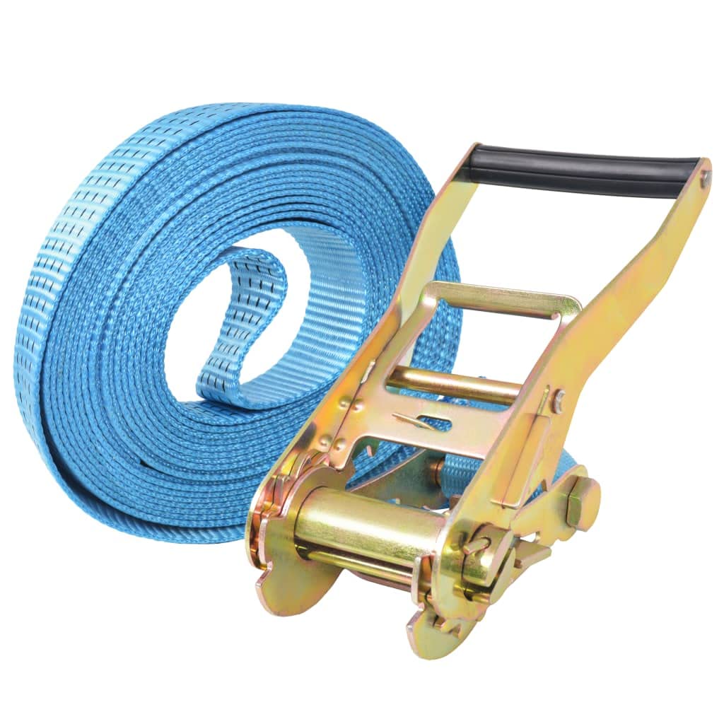 Cinghie a cricchetto 4 pezzi 4 tonnellate 8 x 50 mm, colore blu
