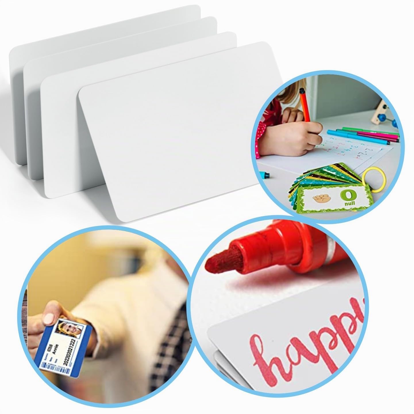 (100 Stück) Inkjet Printable PVC ID Cards Kompatibel Mit Epson und Canon Inkjet Drucker, CR80 30 MIL Dicke Wasserdichtes Material, Beide Seiten Können Bedruckt Werden -TimesKey