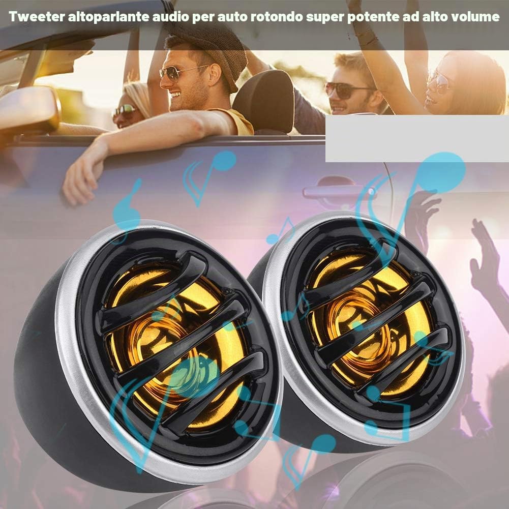 2 pezzi 12V 130W Super tweeter per auto 2 pollici Super Power Dome audio Altoparlanti stereo tweeter 4 ohm Tromba altoparlante
