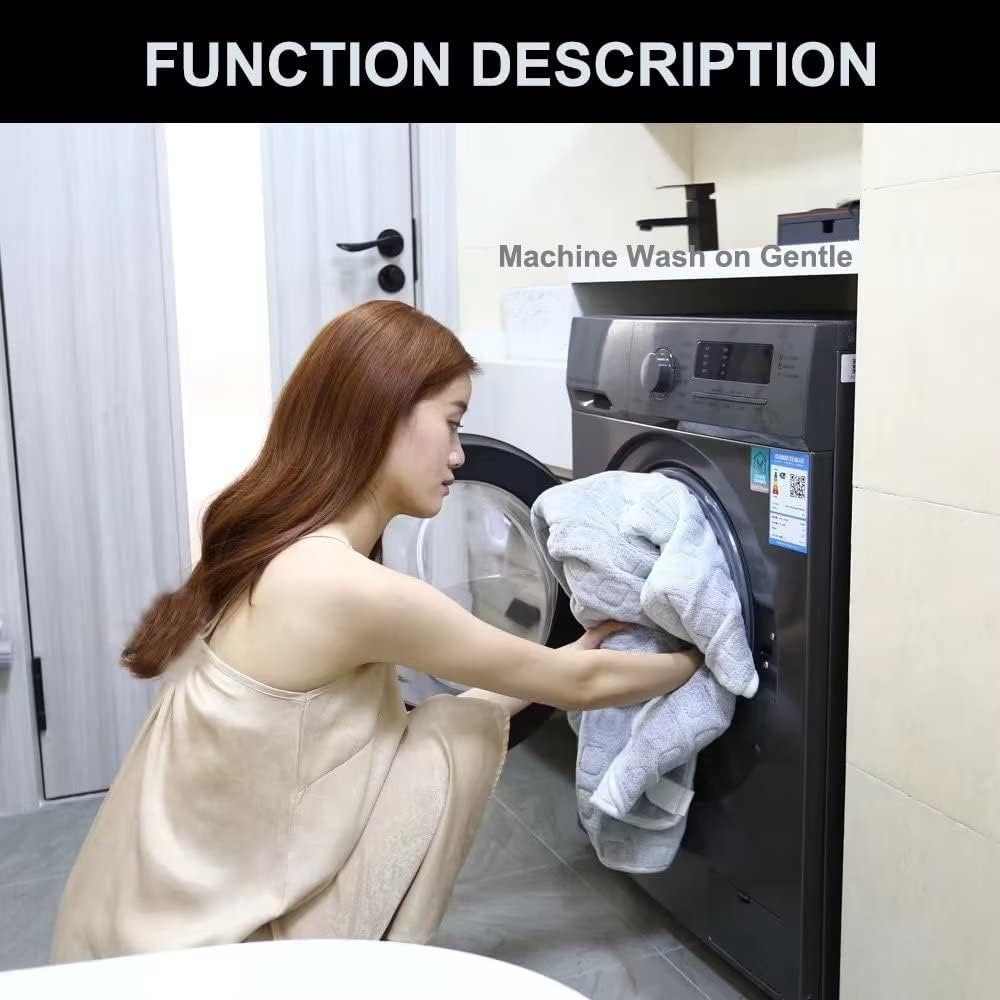 review Electric Blankets | Single Controller W/ Auto Shut Off | Heated Blanket Twin Size for Bed | Fast Heating | Microplush Thicker Heated Blanket 59*71 Inches Winter Body Warme