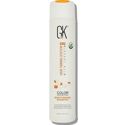 GK HAIR Global - Champú hidratante de queratina 101 onzas líquidas 101fl oz para protección hidratante del color daños en seco rizado