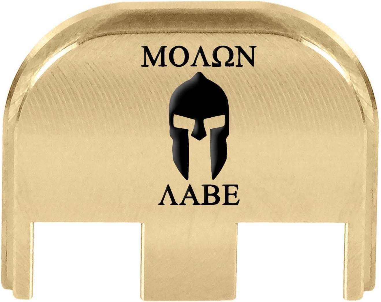 NDZ Performance Slide Back Plate for Glock Gen 5 Models 17 19 19X 22 23 26 27 34 45 47 - Laser Engraved Brass - 9mm/.40 - Custom Image & Color Fill Options - Made in USA